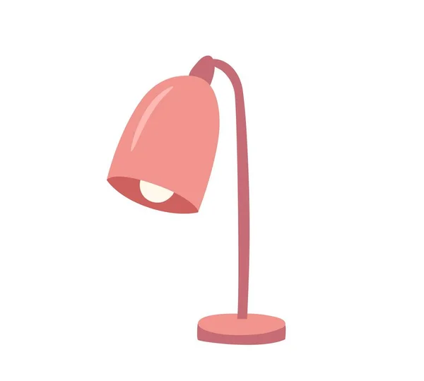 Isolated Vector Pink Lamp White Background — Stok Vektör
