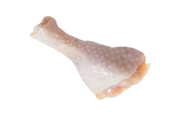 Fresh Chicken Leg Isolated White Background Chicken Meat — Stock Photo, Image