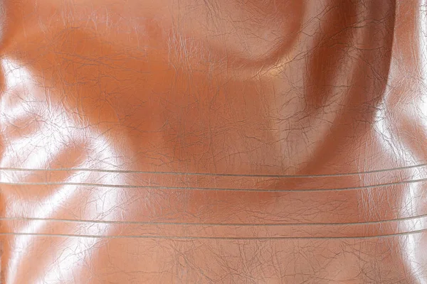 Light Brown Background Made Genuine Leather Leather Things — Stock Photo, Image