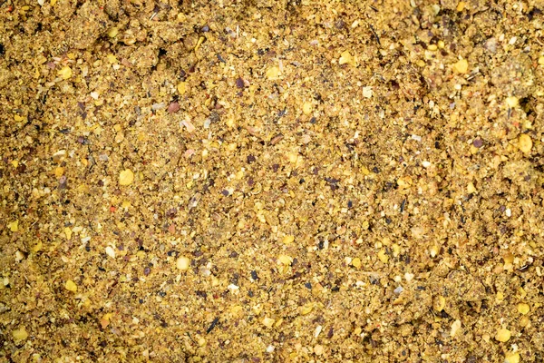Cebo Para Peces Muchos Tipos Cereales Mezclados Con Semillas Para — Foto de Stock