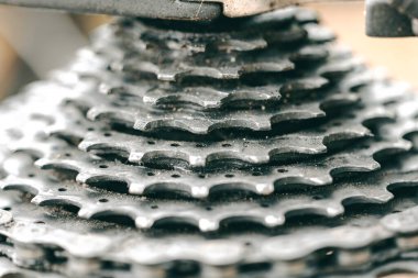 Bisikletteki arka dişli kaset, bisikletin dişleri.