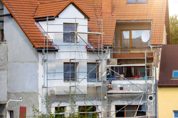 Insulation of the house with foam plastic, insulation of the house, repair work