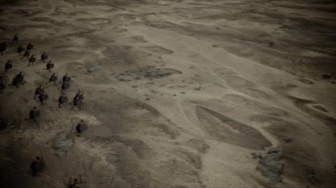 Antik Ordu Askerleri Savaş Alanında Saldırıyor