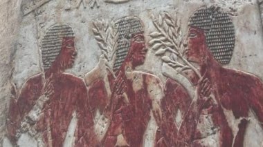 bir tapınak duvarındaki Mısır hiyeroglif Resim Sergisi