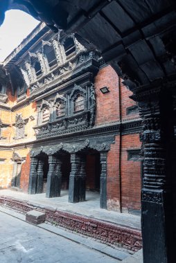 Tanrıça Kumari 'nin evi, Katmandu. Nepal 'de. 12 Aralık 2021