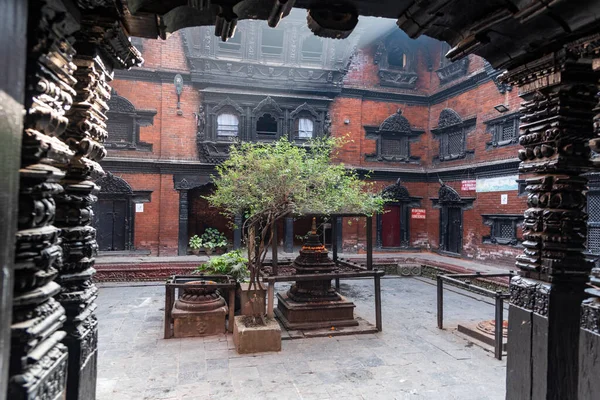 Casa Diosa Kumari Katmandú Nepal Diciembre 2021 —  Fotos de Stock
