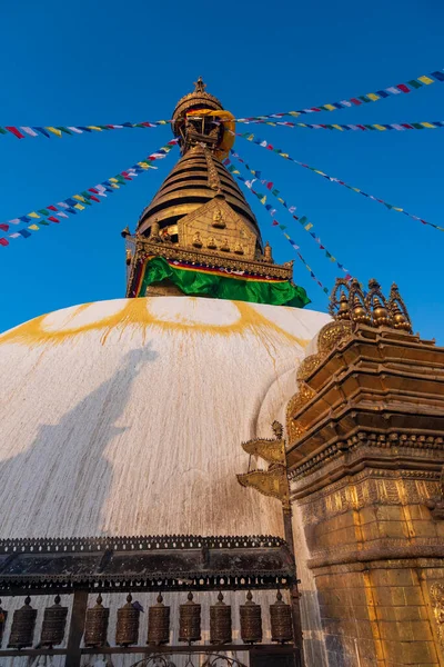 Świątynia Małp Katmandu Nepal Grudnia 2021 — Zdjęcie stockowe