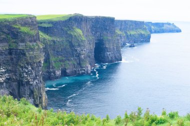 İrlanda Cumhuriyeti, Moher Kayalıkları. Popüler turizm rotası