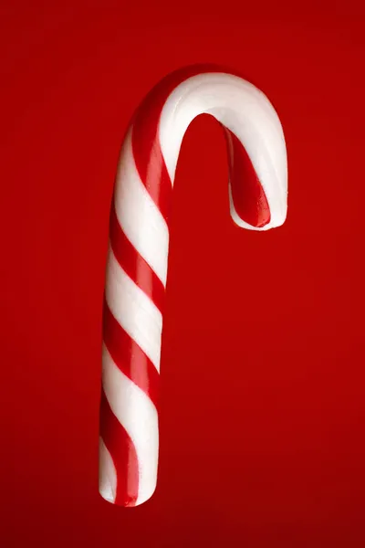 糖果手杖。圣诞贺卡背景图片 — 图库照片