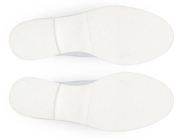 Ayakkabı, beyaz zemin üzerine izole alt.