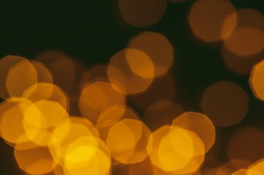 Tatil çelenginin Bokeh ışığı yakın