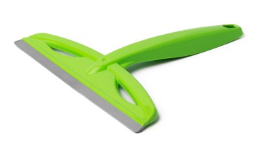 Pencere temizleme aracı beyaz arkaplanda izole edildi