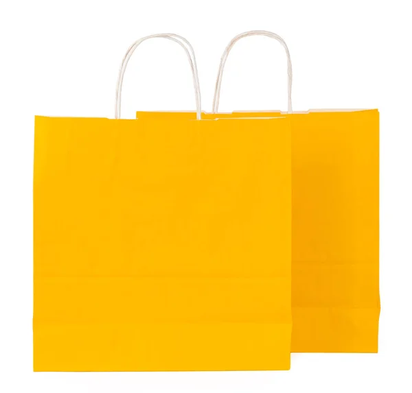 Colored shopping bags isolated on white background — Stock Photo, Image