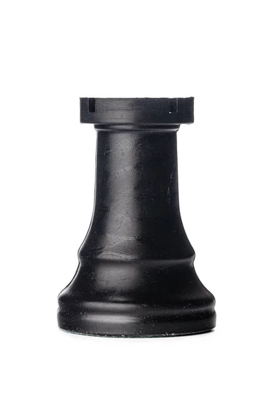 Black chess piece isolated on white background Stock Photo