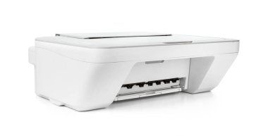 Mürekkep jet yazıcısı beyaz arkaplanda izole edildi