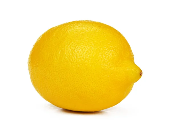 흰 배경에 분리되어 있는 레몬 열매 전체 — 스톡 사진