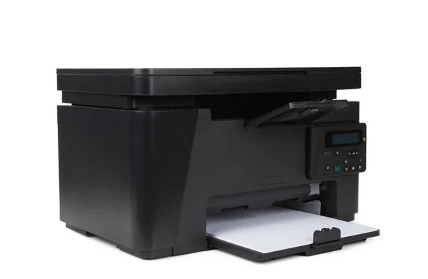 Laser-Heimdrucker isoliert auf weißem Hintergrund — Stockfoto