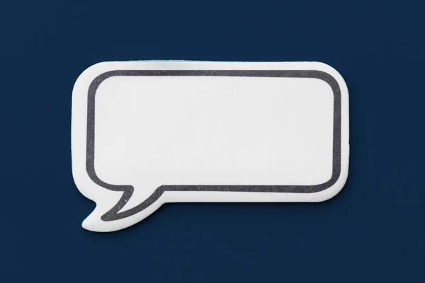 Social Media Chat Concept. Blanco lege chat bel voor tekst — Stockfoto