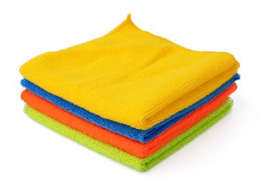 Beyaz arka planda izole edilmiş ev temizliği