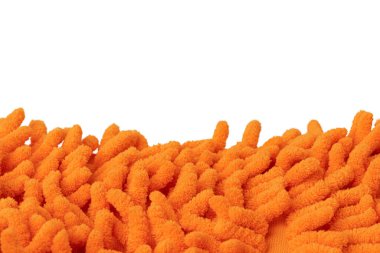 Temizleme zemin paspası beyaz arkaplanda izole edildi