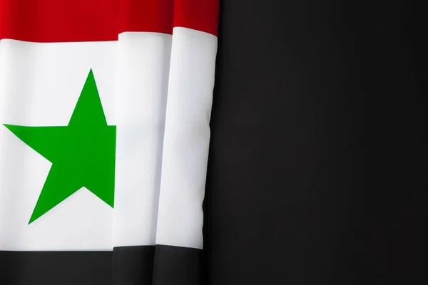 Фото тканини Сирійський прапор закривається — стокове фото