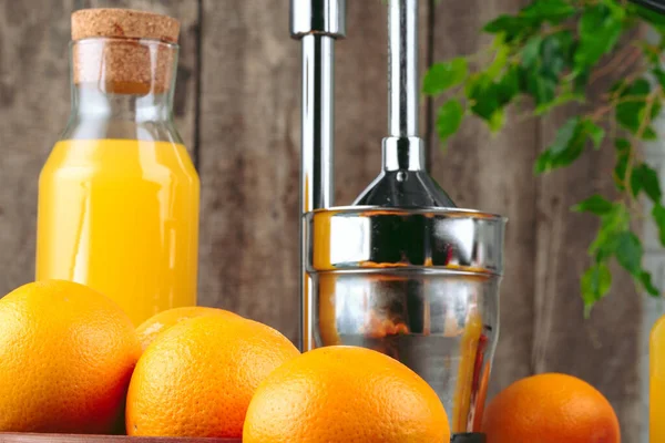 Still life of orange juice close up — Stock Photo, Image