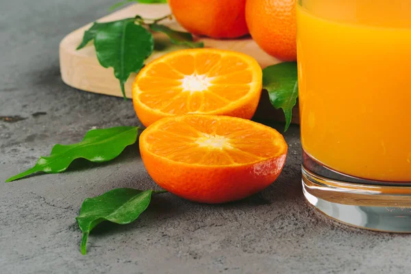 Still life of orange juice close up — Stock Photo, Image