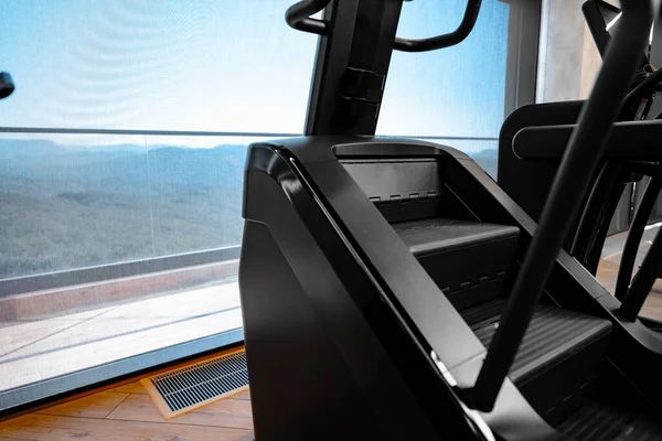 Close up of cardio trainer in a fitness gym — Stock Photo, Image