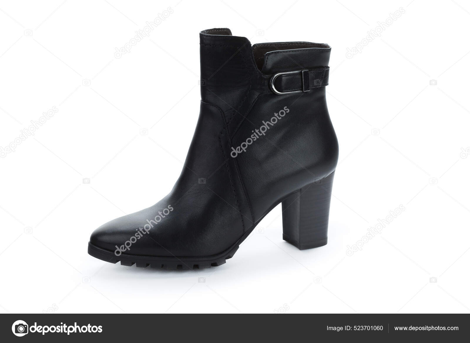 Botines mujer aislados sobre fondo blanco — Foto de stock