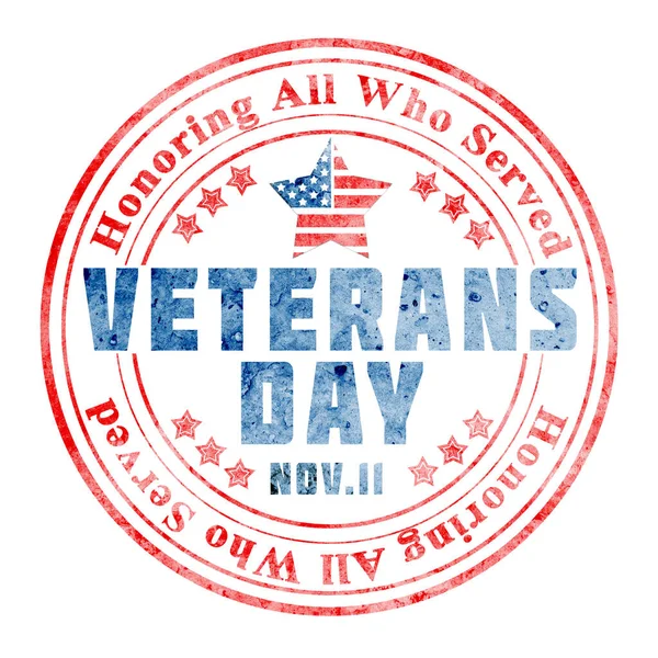 Veterani Day banner con un bel testo — Foto Stock