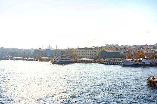 İstanbul kenti panoraması, İstanbul kanalı manzarası