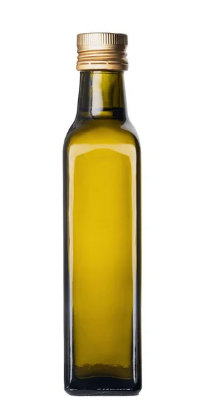 白い背景に単離されたオリーブオイルボトル — ストック写真