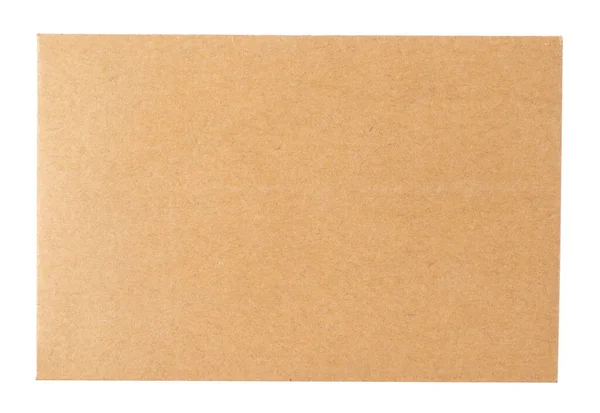 Papier z recyklingu jednostki koperty izolowane białe tło — Zdjęcie stockowe