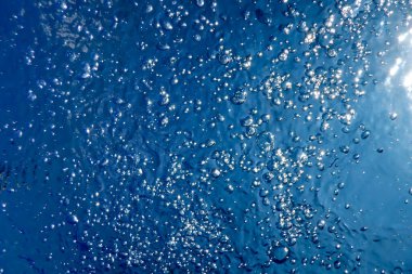 Hava Kabarcıkları, Sualtı Baloncukları Su altı Arkaplanı Özeti