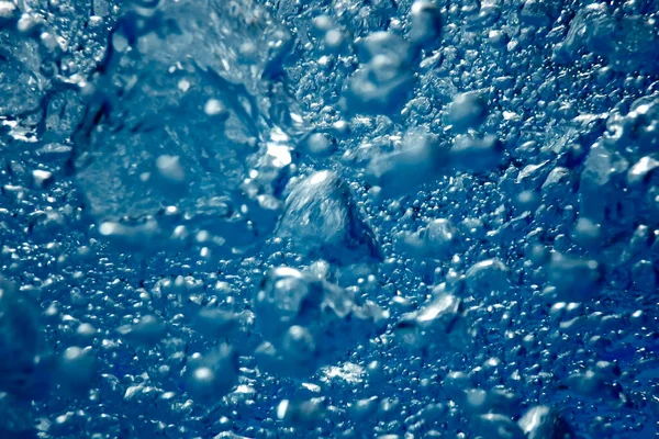 Luchtbellen Onderwaterbellen Abstracte Onderwaterachtergrond — Stockfoto