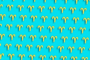 Koç burcu, Burç burcu, Astroloji geçmişi, Koç minimumu arkaplan, Turkuaz mavi arkaplan