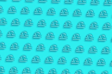 Terazi burcu burcu, Burç Astrolojisi arka planı, Terazi burcu arka planı, Turkuaz mavi arkaplan