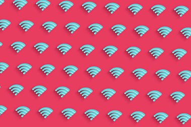 Kablosuz internet erişimi, ücretsiz kablosuz ağ bağlantısı, İnternet teknolojisi, ağ oluşturma konsepti, Wifi Red en düşük arkaplan
