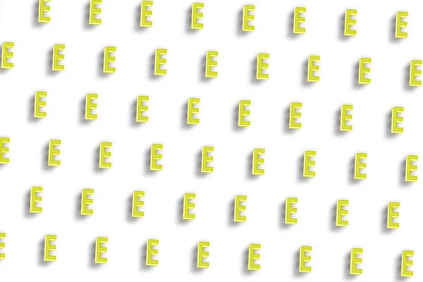 Segno Epsilon Lettera Epsilon Simbolo Dell Alfabeto Greco Sfondo Minimo — Foto Stock