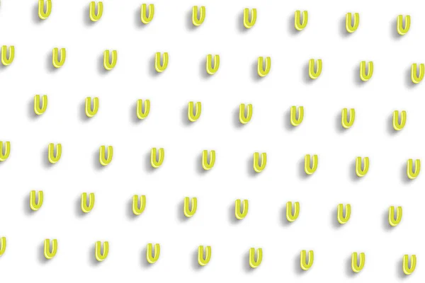 Panneau Upsilon Lettre Upsilon Symbole Alphabet Grec Fond Blanc Minimal — Photo