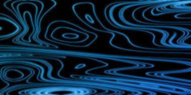 Koyu arkaplanda parlak mavi çizgiler, parlak arkaplan