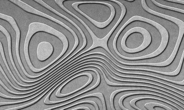 Sıvı metal yüzey, pürüzlü metal zemin