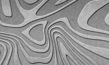 Sıvı metal yüzey, pürüzlü metal zemin