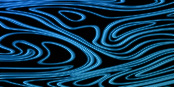 Neon Glow Blaue Linien Auf Dunklem Hintergrund Glühender Hintergrund — Stockfoto