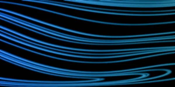 Neon Glow Blue Lines Dark Background Glowing Background — Stock Photo, Image