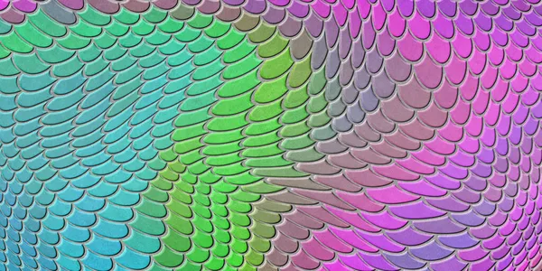 Escalas Sereia Coloridas Escala Peixe Textura Fantasia — Fotografia de Stock