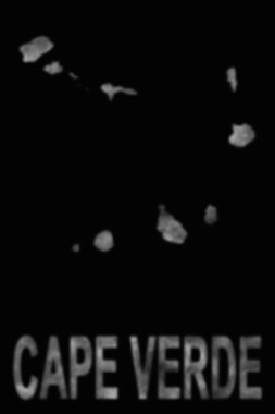 Cape Verde haritası duman, hava kirliliği, ekoloji