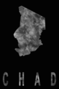 Chad 'in duman, hava kirliliği ve ekolojiden oluşan haritası