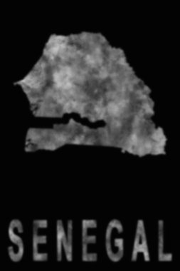 Senegal 'in duman, hava kirliliği ve ekolojiden oluşan haritası