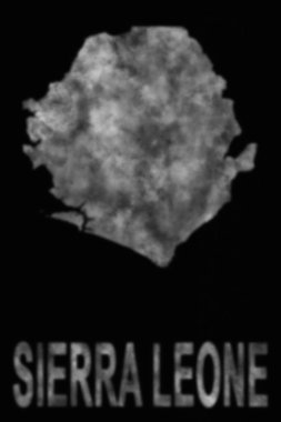 Sierra Leone 'nin duman, hava kirliliği ve ekolojiden oluşan haritası.